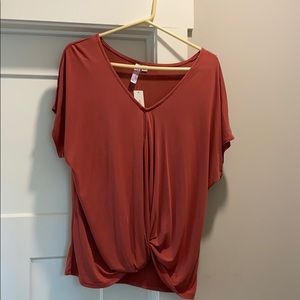 Mauve colored top from Francescas